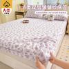 Lençol de Cama Ajustável de Algodão Lavado 2026 Novo Modelo Capa de Cama Protetor de Colchão Simmons Cobertura Total Lençol de Cama Antiderrapante Atacado