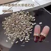 K9 Champagne Tira Larga Diamante de Circonia Alta Calidad Versátil Rombo 5A Fondo Plano Uña de Cigarrillo Diamante para Uñas Salón Accesorios Especiales