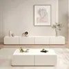 Conjunto de Gabinete de TV Estilo Nórdico Minimalista Moderno para Sala de Estar, Uso Doméstico, Sem Necessidade de Instalação, Gabinete de TV Estiloso para Sala de Estar