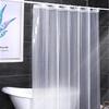 Cortina de Chuveiro Transparente Peva Olho de Gato Estampa 3D Impermeável Espessada Ilhó de Aço Inoxidável Anel de Cortina de Chuveiro Grátis Venda por Atacado de Fábrica