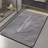 Alfombrilla de baño absorbente de tierra de diatomeas transfronteriza, alfombrilla antideslizante para el suelo para la entrada del baño y el inodoro, adecuada para lavabos y baños