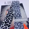 [Suministro directo de fábrica] top de cintura para mujer con estampado de leopardo amarillo terroso banda elástica tejido jacquard de color banda elástica para cintura de pantalón cabeza de falda goma