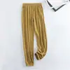 Leggings de Algodón y Seda para Mujer de Verano + Pantalones Casuales Rectos para Casa, Delgados, Sueltos, de Corte, Modernos y Versátiles