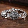 2024 nuevo pulsera creativa retro europea y americana dominante nueva cabeza de tigre año zodiacal pulsera personalizada lote de pulseras