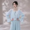 Venta de liquidación: Blusa Cubre-traje Hermosa de Danza Moderna para Adulta Verano 2026 con Diseño Adelgazante, Top de Práctica de Danza Clásica