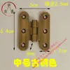 Dobradiça de Cobre Rolamento de Latão Pequena Dobradiça 2 Polegadas 3 Polegadas Dobradiça Estilo Chinês Armário Leve de Luxo Porta de Caixa Dobradiça de Porta Dobradiça Estilo Antigo