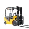 Empilhadeira hidráulica elétrica a bateria de lítio de 2 toneladas, veículo de transporte de nova energia de quatro rodas para operador montado, empilhadeira stacker