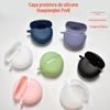 Capa protetora para fone de ouvido Huawei Pro6 P6Tws6, de silicone, da Huaqiangbei, cor sólida.