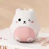 Mini Caixa de Pílulas Portátil, Caixa de Joias Fofa de Desenho Animado de Urso, Caixa de Embalagem Selada para Viagem com Cinco Compartimentos