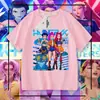 Cazadores de Demonios Kpop Cazadores de Demonios Solo Chicos Camiseta de Manga Corta Casual Holgada Tops para Niños