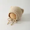 Nuevo Gorro de Lana para Bebé Otoño e Invierno Suéter Tejido Protección para las Orejas Cálido Engrosado para Bebés Niños y Niñas