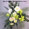 Nueva decoración de boda decoración de boda floral flor artificial techo flor artificial flor de plástico fila de suelo Guía de flores arreglo floral escenario T