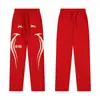 Exportación Transfronteriza Nueva Marca de Moda Europea y Americana Hellstar Hellstar Pantalones Casuales Lavados en Negro con Estampado y Desgastados para Hombre