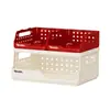 Estante de Almacenamiento Dopamina Escritorio Multicapa Plegable Estante de Snacks Estante de Almacenamiento de Cosméticos Cesta de Almacenamiento Plegable