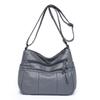 Bolsa da Mamãe para Mulheres 2026 Novo Estilo Moda de Rua Bolsa Transversal para Meia-Idade Couro Macio Grande Capacidade Bolsa de Ombro para Idosos