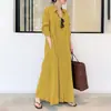 Nuevo vestido camisa casual simple elegante con solapa de punto transfronterizo