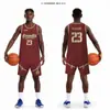 Traje de Uniforme de Baloncesto Americano para Hombre Uniforme de Equipo de Juego Uniforme Deportivo Escolar Chaleco de Entrenamiento Deportivo Camiseta de Baloncesto de Secado Rápido Número Impreso