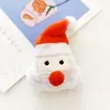 Navidad Bricolaje Algodón Felpa Muñeco de Nieve Reno Papá Noel Pasador Tocado Zapatos Calcetines Bolsa Accesorios Accesorios Decorativos