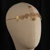 Cadena para la Frente Estilo Minoría Étnica Exótica, Cadena para la Cabeza de Xizang, Collar Bohemio, Accesorios para el Cabello para Fotos de Viaje de Mujer