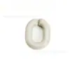 Hebilla de cadena en forma de U de acrílico de 18 x 24 mm para bricolaje, cadena para teléfono móvil, llavero, cadena colgante, accesorios para bolso