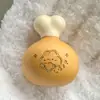Juguete de Calabaza Pequeña con Forma de Pata de Pollo Linda para Alivio del Estrés, Juguete de Calabaza Pequeño Portátil y Creativo