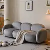 Tecido Tecnológico Casa Apartamento Pequeno Sofá Quarto Sala de Estar Moderno Estilo Celebridade da Internet Creme Sofá Pequeno de Tecido para Recepção para Duas Pessoas