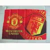 Decoración de bandera con emblema de equipo de fútbol Barcelona Chelsea AC Paris Argentina Selección nacional bandera de la Copa del Mundo regalo