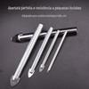 Alargamento furo perfuração alongado triângulo liga carpintaria broca de impacto triângulo broca 68 alta dureza caixa conjunto frete grátis