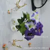 Buquê de Flores de Glória da Manhã Artificiais com 7 Galhos Mais Vendido no Exterior para Decoração de Projetos, Flores Artificiais para Decoração de Casa