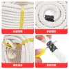 Cuerda de Algodón Blanca Engrosada de Alta Venta Transfronteriza para Amarre y Elevación de Carga, Cuerda de Cable Marino, Cuerda de Algodón Trenzada Engrosada Retorcida
