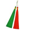 Pingente de Borla Dupla Cor 16cm de Comprimento Pingente de Borla Plaqueta Prensada Dinastia Han Antiga Pingente DIY Fabricante de Borla Atacado