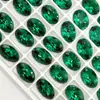 Decorações de Nail Art Esmeralda, Strass com Base Pontuda, Corações Octogonais Irregulares em Formato de Coração, Strass Deslumbrantes em Formato de Ovo de Pombo, Strass para Nail Art no Atacado