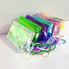 Bolso cruzado láser para mujer, Bolsa de maquillaje transparente de PVC, Bolsa de almacenamiento de PVC de colores, Bolsa de regalo iridiscente para team-building de empresa, Personalización