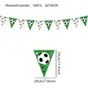 Festa com Tema de Futebol da Copa do Mundo Utensílios de Mesa Bandeiras de Futebol Pratos de Papel Copos de Papel Guardanapos de Papel Toalha Decorações da Copa do Mundo