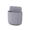 Caja de almacenamiento para control remoto, escritorio sin perforaciones, creativa, de plástico, para montar en la pared, para aire acondicionado, control remoto, mesita de noche, soporte para teléfono móvil