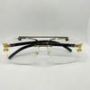 Europa y Estados Unidos transfronterizos nuevas gafas de sol con cabeza de leopardo para mujer y hombre doble puente con incrustaciones de diamantes gafas de explosión transfronterizas