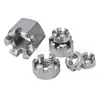 Tuerca Hexagonal Ranurada de Acero Inoxidable 304/316 Gb6181 Gb6178 Tapa de Tornillo Ranurada M6M8M10M12