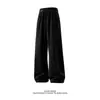 Novedad Otoño 2026 Estilo Retro Suelto Simple Recto Pantalones de Pana con Cordón para Hombres y Mujeres, Pantalones Casuales con un Toque de Lujo Moderno