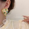 Aretes Antiguos Exquisitos de Alta Calidad Fiesta de Noche Aretes Exagerados de Lujo Ligero Diarios Combinan con Todo Aretes Elegantes Venta al por Mayor para Mujeres