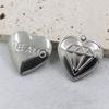 Accesorios de Joyería de Acero Inoxidable 29MM Colgante Caja de Fotos con Patrón de Diamantes de Corazón de Durazno en Forma de Corazón Colgante Marco de Fotos