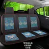 Cojín de Asiento de Coche con Cuentas de Madera Verano Transpirable Fresco Asiento Individual con Respaldo Cojín de Asiento Cuadrado con Cuentas de Madera