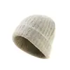 Gorros de Punto Cálidos Engrosados Estilo Coreano para Otoño e Invierno para Hombres, Placas Ligeras, Gorros de Lana Versátiles para Mujeres, Gorros a Prueba de Viento y Frío
