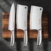 Juego de cortador de acero inoxidable para cocina, hogar, totalmente de acero, para cortar carne, cuchillo de cocina, cuchillo para hueso, tijeras, portacuchillos, juego de regalo, cuchillo al por mayor
