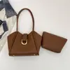Bolsa Cesta de Legumes Mãe e Filho Transfronteiriça de Alta Qualidade, Moderna, Simples, Estilo Balde, Versátil, Pequena, Fresca, Bolsa de Ombro Única
