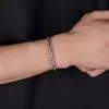 Pulseira de Grão de Café em Aço Titânio Europeia e Americana Transfronteiriça, Não Desbota, para Homens, Pulseira Exclusiva da Moda, Joia de Luxo Leve de Alta Qualidade