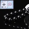Ágata Negra Natural Grado A Cuentas Sueltas DIY Semiacabado Accesorios para Joyería Hecha a Mano Cuentas Redondas Fabricante Venta al por Mayor en Stock