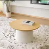 Mesa de centro, sala de estar, mesa de centro para casa, mesa de centro para sala de apartamento pequeno, estilo minimalista moderno, apartamento pequeno, mesa redonda central, mesinha de chá