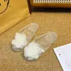 Diapositivas de Zapatos de Cristal Estilo Coreano, Hebilla Decorativa de Lentejuelas Florales de Piedras Preciosas Mariposa Perla de Alta Gama para Zuecos