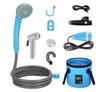 Ducha de Coche Portátil para Exteriores USB Inalámbrica Doble Propósito Camping Baño Transfronterizo Inglés Portátil para Exteriores