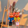 Chaveiro de Boneca Fofa dos Zootopia Judy Nick Casal Pingente para Mochila Escolar Pingente de Celebridade da Internet